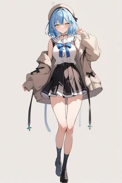 1girl, yukihana lamy (3rd costume), hololive