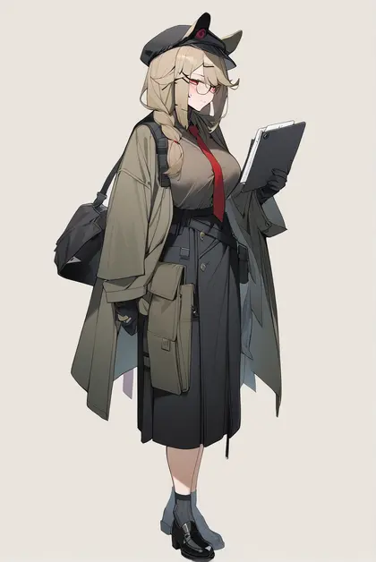 1girl, utage (disguise) (arknights), arknights