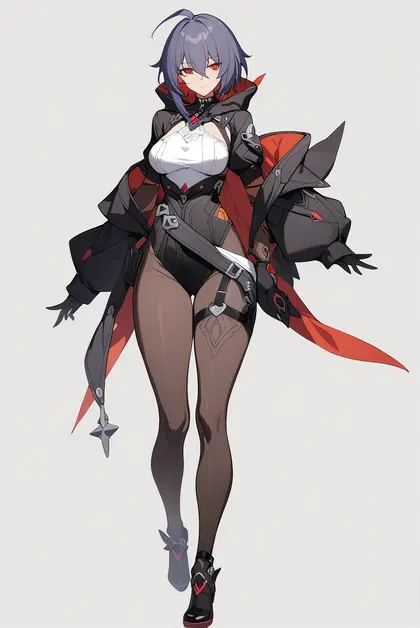 1girl, raven (honkai impact), honkai (series)