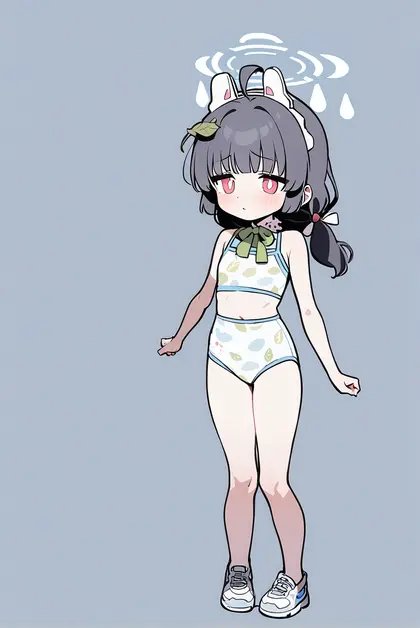 1girl, miyu (swimsuit) (blue archive), blue archive