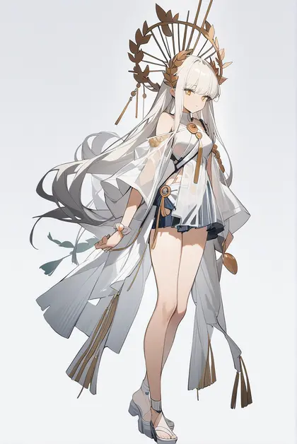 1girl, platinum (shimmering dew) (arknights), arknights