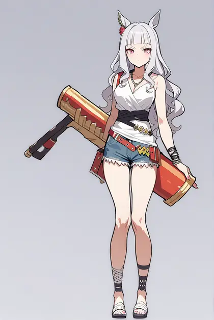 1girl, gold ship (run revolt launcher) (umamusume), umamusume