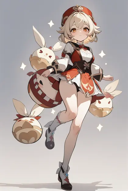 1girl, jumpy dumpty, genshin impact