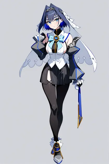 1girl, ouro kronii (1st costume), hololive