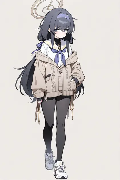 1girl, ui (blue archive), blue archive