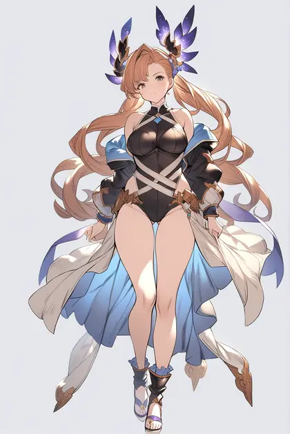 1girl, tweyen (eternal's summer vacation) (granblue fantasy), granblue fantasy