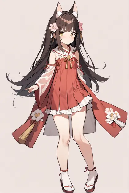 1girl, nagato (great fox's respite) (azur lane), azur lane