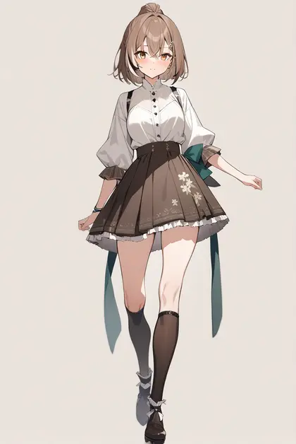 1girl, nanashi mumei (new year), hololive