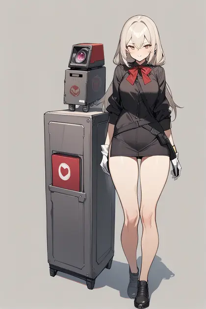 1girl, dinergate (girls' frontline), girls' frontline