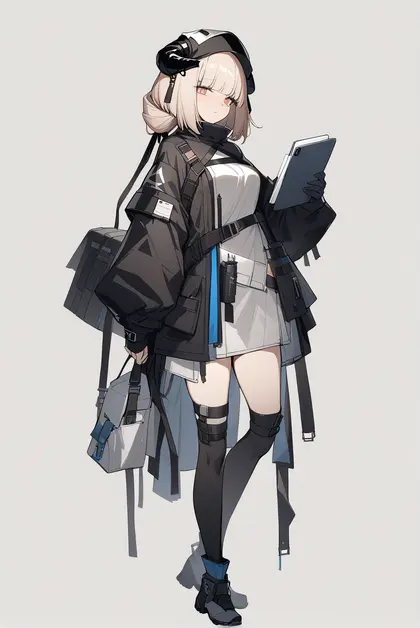 1girl, nightingale (arknights), arknights