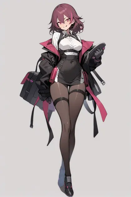 1girl, ripper (girls' frontline), girls' frontline