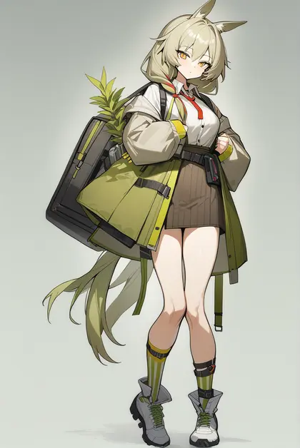 1girl, beanstalk (arknights), arknights
