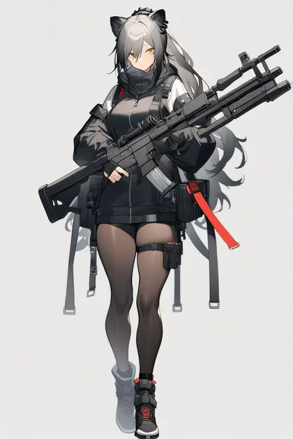 1girl, schwarz (skyline) (arknights), arknights