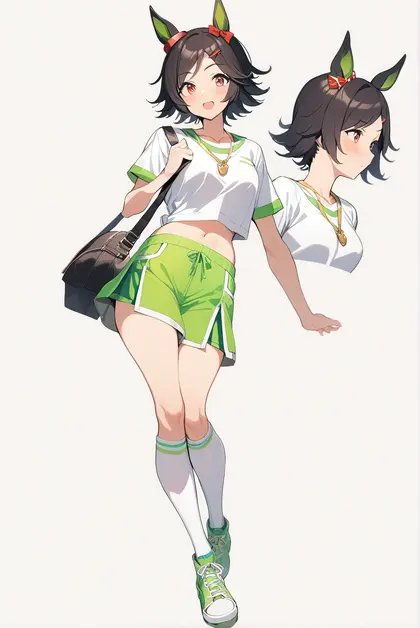 1girl, winning ticket (umamusume), umamusume