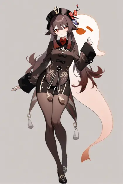 1girl, boo tao (genshin impact), genshin impact