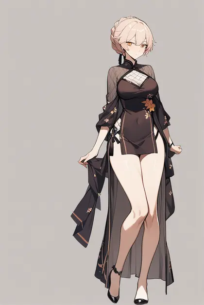 1girl, ots-14 (sangria succulent) (girls' frontline), girls' frontline