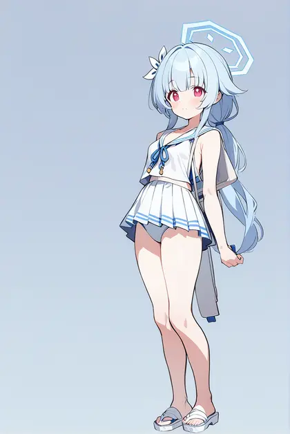 1girl, chise (swimsuit) (blue archive), blue archive