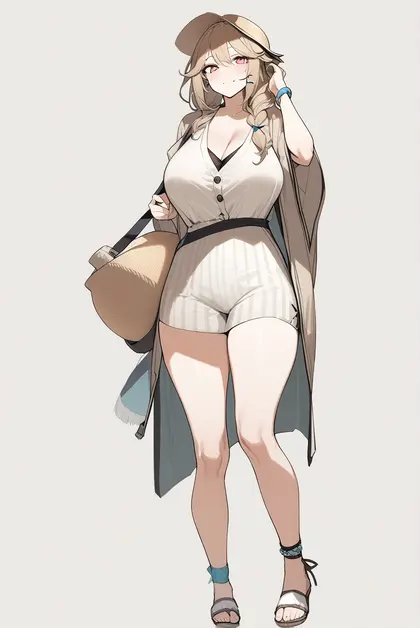 1girl, utage (summer flowers) (arknights), arknights