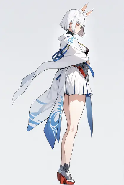 1girl, kaga (azur lane), azur lane