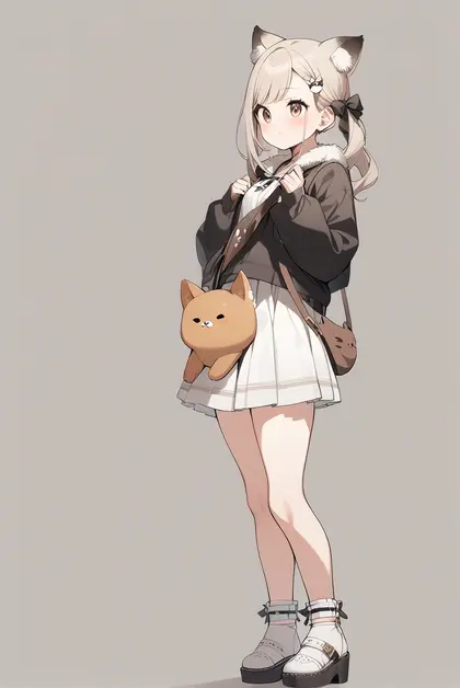 1girl, shiromiya mimi, animare