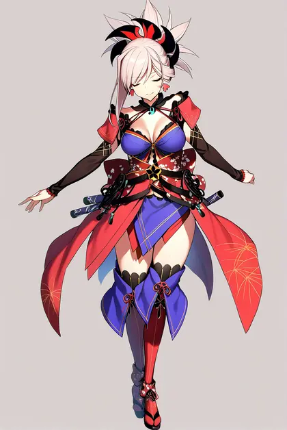 1girl, miyamoto musashi (third ascension) (fate), fate/grand order