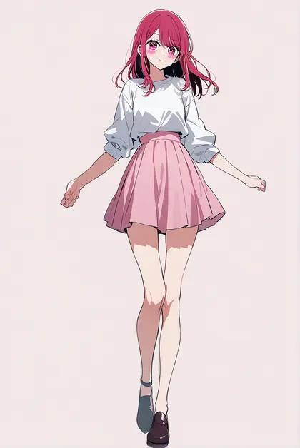 1girl, hoshino ruby, oshi no ko