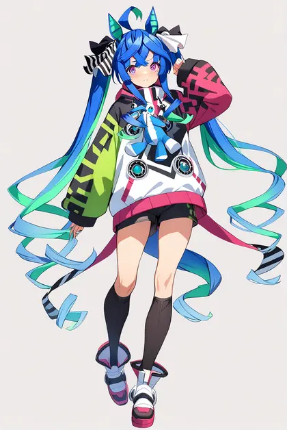 1girl, twin turbo (umamusume), umamusume