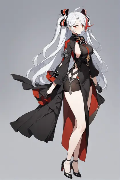 1girl, prinz eugen (cordial cornflower) (azur lane), azur lane