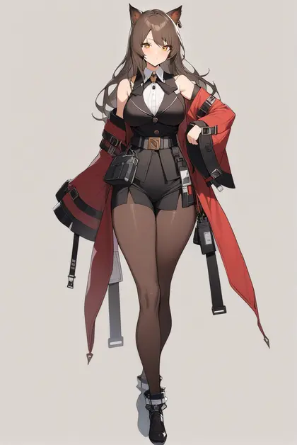 1girl, skyfire (arknights), arknights