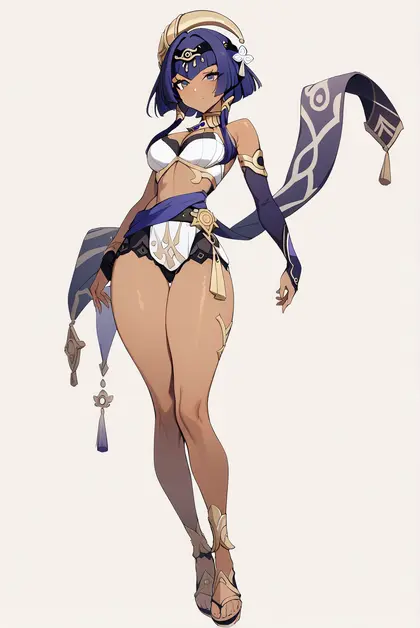 1girl, candace (genshin impact), genshin impact