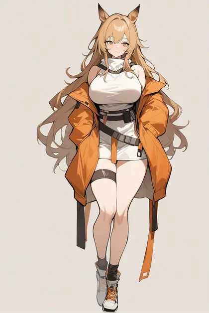 1girl, ceobe (unfettered) (arknights), arknights