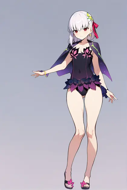1girl, kama (swimsuit avenger) (first ascension) (fate), fate/grand order