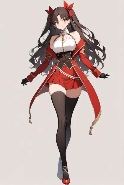 1girl, tohsaka rin, fate (series)