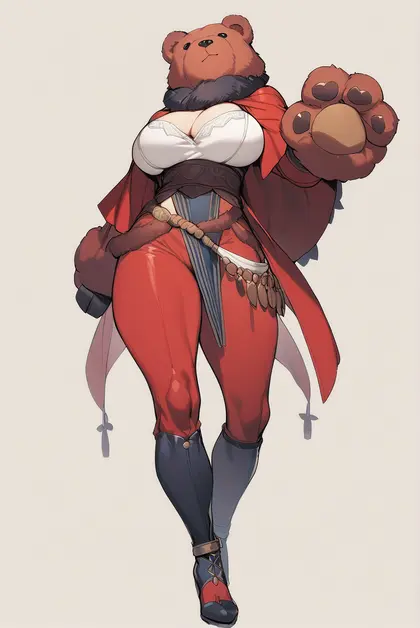 1girl, orion (bear) (fate), fate/grand order