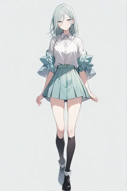 1girl, hinomori shizuku, project sekai