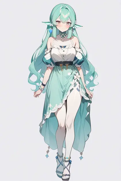 1girl, finana ryugu, nijisanji