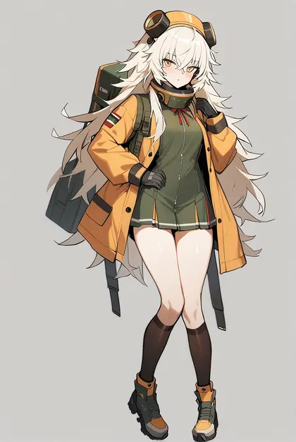 1girl, s.a.t.8 (girls' frontline), girls' frontline