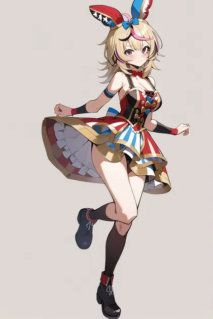 1girl, omaru polka, hololive