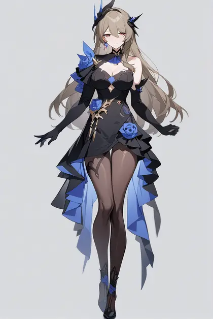 1girl, rita rossweisse (fallen rosemary), honkai (series)