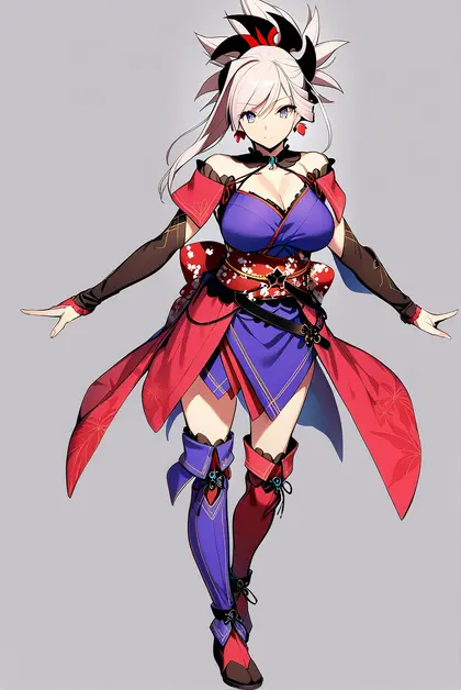 1girl, miyamoto musashi (second ascension) (fate), fate/grand order