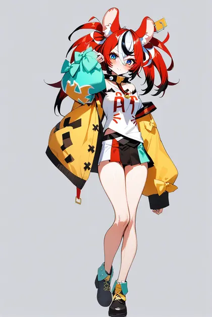 1girl, hakos baelz, hololive