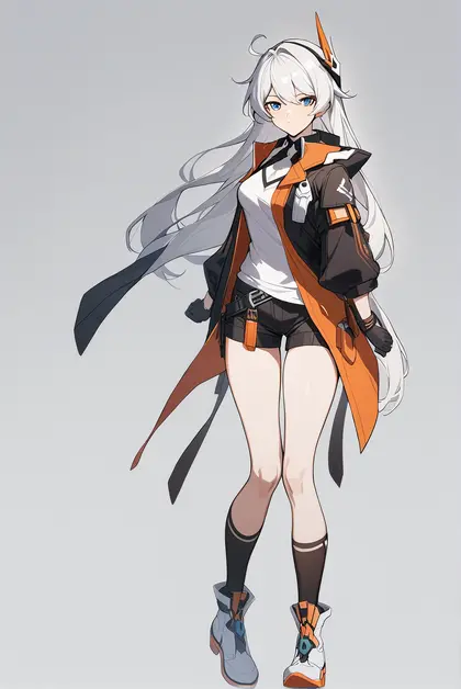 1girl, kiana kaslana (void drifter), honkai (series)