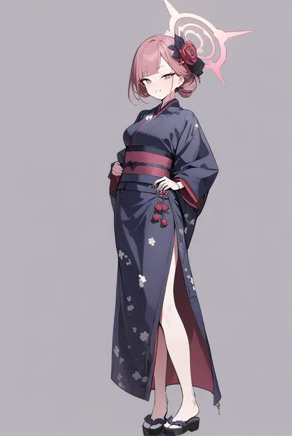 1girl, aru (new year) (blue archive), blue archive