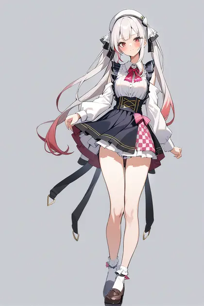 1girl, nakiri ayame (3rd costume), hololive