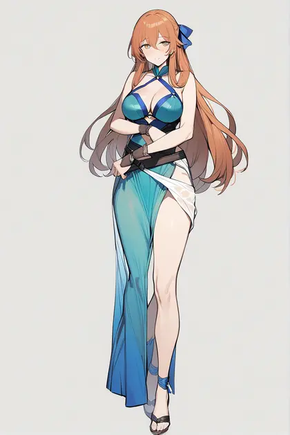 1girl, springfield (stirring mermaid) (girls' frontline), girls' frontline