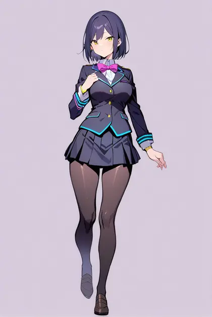 1girl, shizuka rin (1st costume), nijisanji