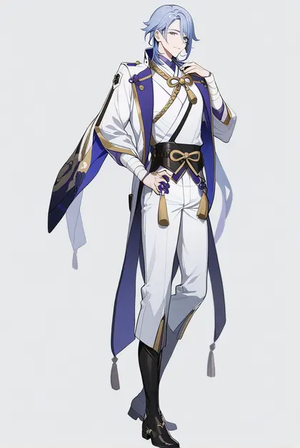 1boy, kamisato ayato, genshin impact