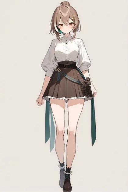 1girl, nanashi mumei, hololive