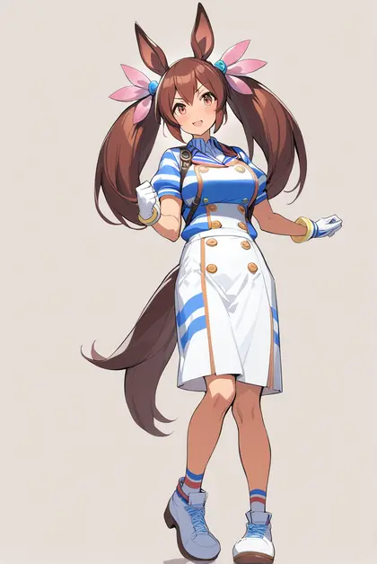 1girl, hishi akebono (umamusume), umamusume