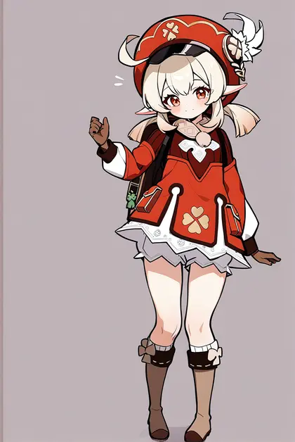 1girl, klee (genshin impact), genshin impact